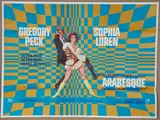 Robert McGinnis, Arabesque' (British Quad Film Poster), offset lithograph