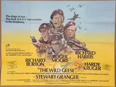 Arnaldo Putzu, The Wild Geese' (British Quad Film Poster), offset lithograph