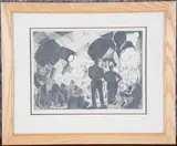 Mildred Coughlin, Close Shot, Hollywood, lithograph