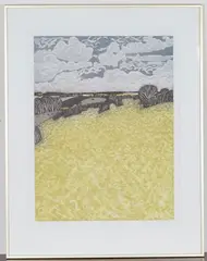 John Brunsdon, Tangled Grasses, colour aquatint