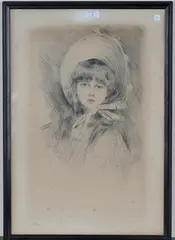Paul César Helleu, Desdemona, monochrome etching