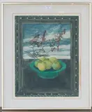 Richard Bawden, The Green Bowl, colour aquatint
