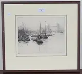 William Lionel Wyllie, Tower Bridge and the River Thames