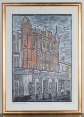 Caroline Bilson, The Theatre Royal, Brighton' and 'The Royal Pavilion, Brighton', a pair of colour prints, both signed and titled in pencil