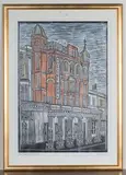 Caroline Bilson, The Theatre Royal, Brighton' and 'The Royal Pavilion, Brighton', a pair of colour prints, both signed and titled in pencil