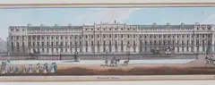 A.H. Wilds, Panorama of Brighton Seafront from Brunswick Terrace to Norfolk Hotel, early/mid-19th century hand-coloured aquatint by A. Edington published by W.H. Mason