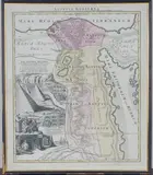 Aegyptus Hodierna' (Map of Egypt) by Johann Baptist Homann, engraving with near period colouring, sold Mar 2021