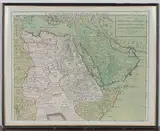 Guillaume De L'Isle, Carte de l'Égypte, de la Nubie, de l'Abyssinie &c, early/mid-18th century engraving with later colour