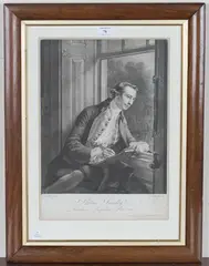 Francis Cotes, Paulus Sandby, Ruralium Prospectum Pictor, mezzotint by E. Fisher