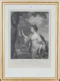 Francis Cotes, The Nut-brown Maid, mezzotint by E. Fisher