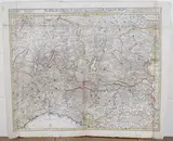 Charles Visscher, De Stoel des Oorlogs in Italien waar in Vertoont Werden de Staat van Milano, de Republicen van Venetien en Genoua de Landen van Parma, Mantoua, Modena, Ferrara…' (Map of the Northern Regions of Italy), engraving with near period colour