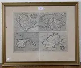 Gerardus Mercator, Anglesey, Wight Vectis Olim, Garnesay, Jarsay' (Map of the British Islands Anglesey, Isle of Wight, Guernsey and Jersey), engraving