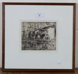 Frank Brangwyn, King's Lynn, etching circa 1919