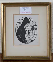 Eric Gill, Rahere, wood-engraving on Japanese paper