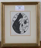 Eric Gill, Rahere, wood-engraving on Japanese paper