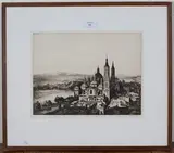 Sidney Tushingham, Saragossa, etching