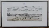 Rachael Ann Le Bas, Walberswick Ferry, two-tone etching