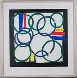 Sandra Blow, Borderline, colour screenprint