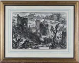 Giovanni Battista Piranesi, Veduta delle Terme di Tito…