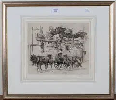 William Walcot, Temple of Minerva, etching