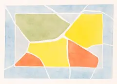 Stephen Buckley, Crazy Paving, 1991, colour etching