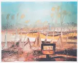 Sidney Nolan, Ned Kelly, colour screenprint circa 1973