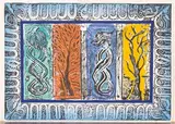 Anthony Lysycia, Eden, 1994, colour lithograph