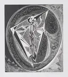Gertrude Hermes, The Yoke, woodcut