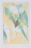 Jacques Villon, Abstract Composition, colour lithograph