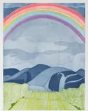 John Brunsdon, Rainbow, colour etching