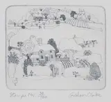 Graham Clarke, Stampa No 1', 'Stampa No 2' and 'Stampa No 3', three monochrome etchings, all signed