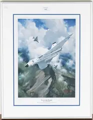 Anthony Cowland, Power and Beauty, Avro Vulcan B Mk 1, colour print