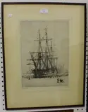 William Lionel Wyllie, H.M.S. Victory (Trafalgar Day 1928)
