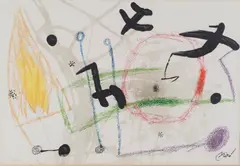 Joan Miró, Maravillas con Variaciones Acrosticas en el Jardin, colour lithograph on wove paper