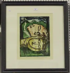 Juliette Goddard, Madness, Wilderness and the Pathway, colour etching with aquatint