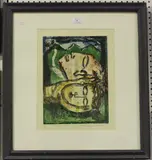 Juliette Goddard, Madness, Wilderness and the Pathway, colour etching with aquatint