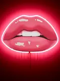 Sara Pope, Rebel Neon, screenprint with varnish on Somerset wove paper