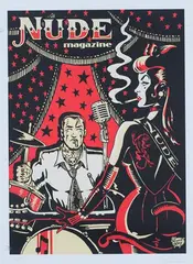 Vince Ray, Nude Magazine, colour screenprint