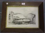 Henry George Hine, This Print in Commemoration of the Opening of the Shoreham Branch of the London & Brighton Railway, stone lithograph