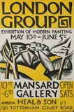 Bernard Adeney, London Group Exhibition of Modern Painting, Mansard Gallery' (Poster for the Exhibition), colour lithograph