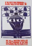 Paul Peter Piech, If we don't have goodwill toward men in this world…, 1980, linocut