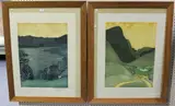 John Brunsdon, Windermere' and 'Pass near Coniston', a pair of 20th century colour etchings, both signed, titled and editioned 65/150 in pencil