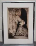 Don Juan by Louis Icart, etching with drypoint and aquatint, sold Aug 2019