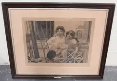 Edward Poynter, The Message', photogravure, signed in pencil