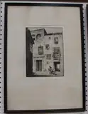 Lionel Lindsay, Las Rejas, Toledo, etching