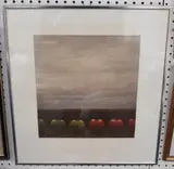 Terence Millington, Apples, colour etching with aquatint