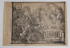 Eduardo Paolozzi, Oxford, 1945, lithograph