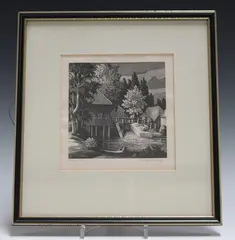 George Mackley, Molen, woodcut