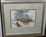 Frank Martin, Sèvres-Babylone, colour etching
