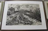 Sasa Marinkov, Camley Street, Natural Park, 1989, woodcut
